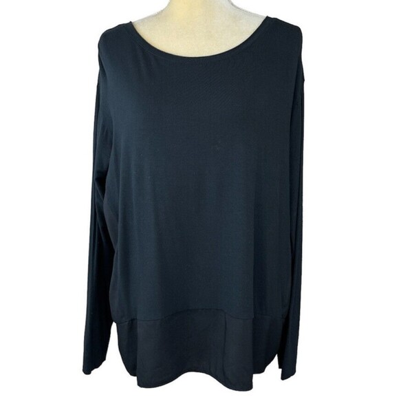 T Tahari Tops - Tahari Women Black Long Sleeve top Size L